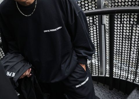 COOTIE PRODUCTIONS - SET UP STYLE / Dry Tech Oversized Sweat Crew & Sweat Pants
