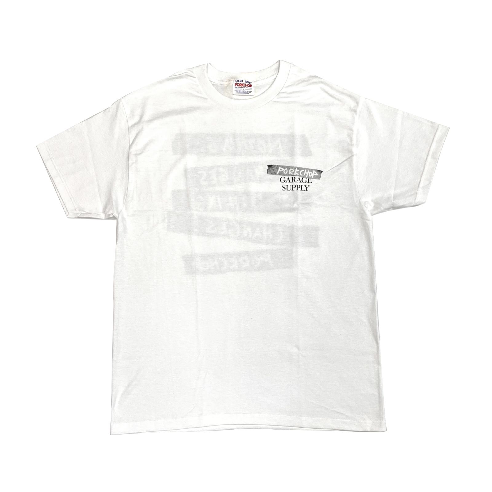 PORKCHOP GARAGE SUPPLY - NOTHING CHANGES TEE (WHITE
