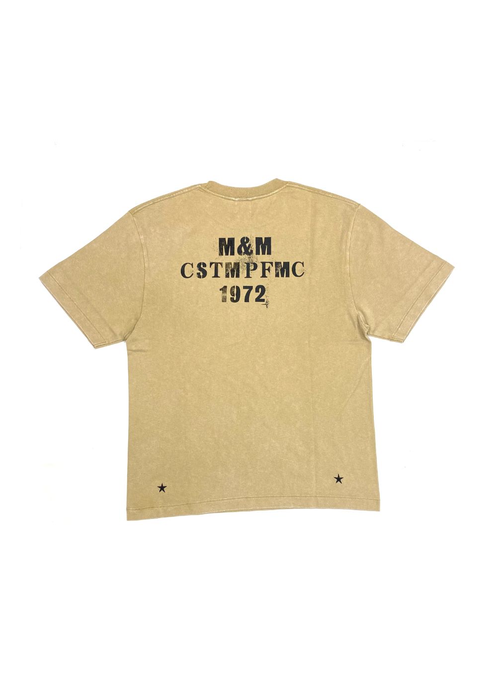 FADE WASH TEE (FADE BEIGE) / フェイド ウォッシュ Tシャツ