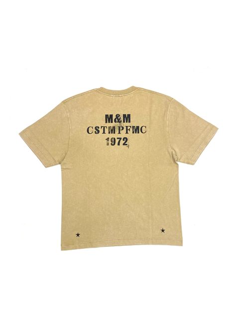 FADE WASH TEE (FADE BEIGE) / フェイド ウォッシュ Tシャツ