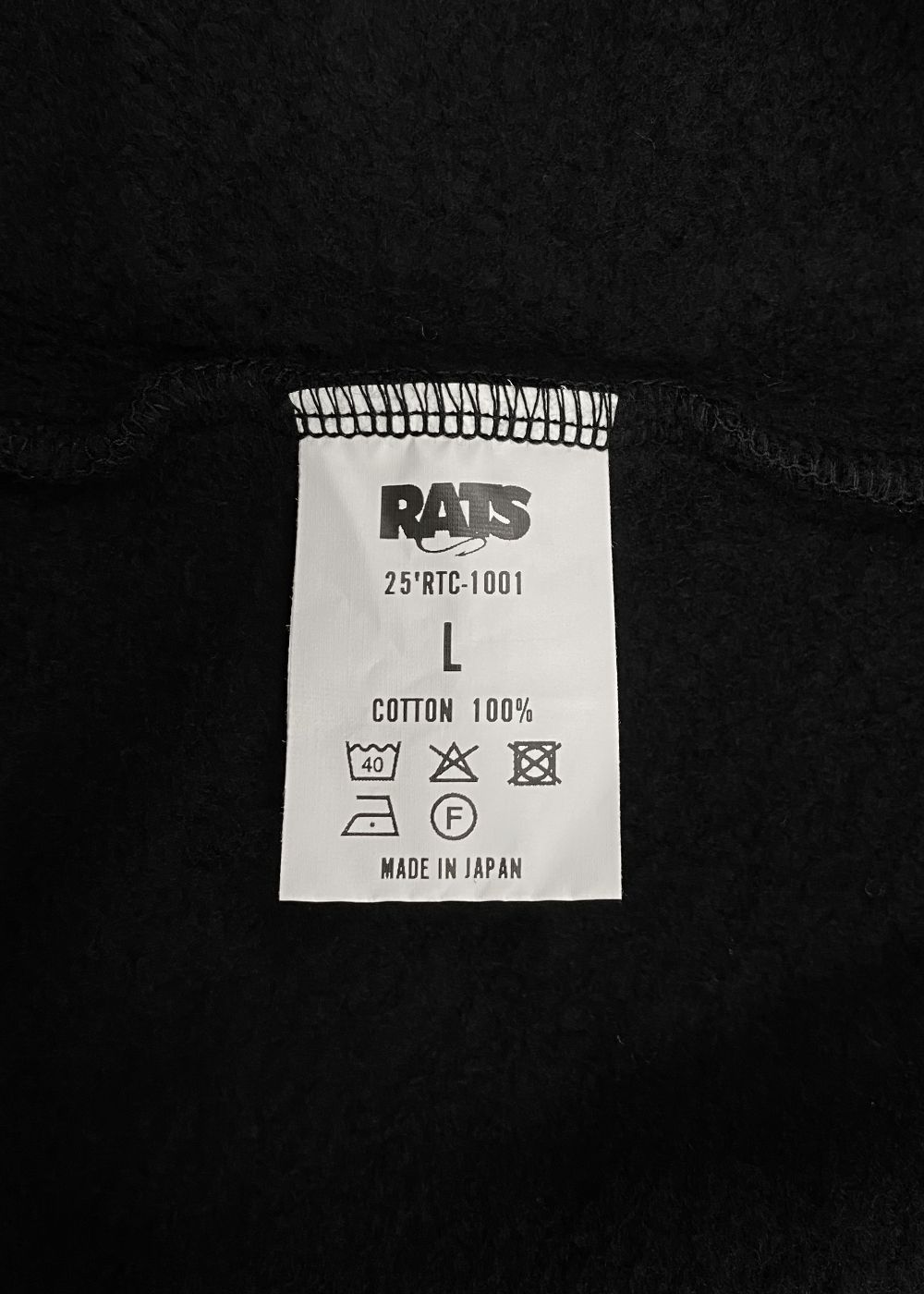 BOX LOGO SWEAT (BLACK) / ロゴ アップリケ スウェット