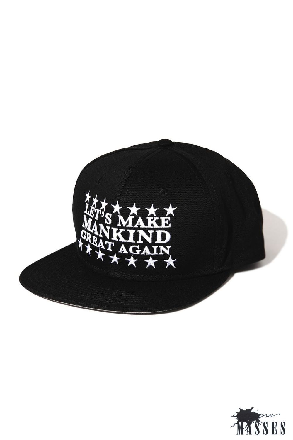 M&M CUSTOM PERFORMANCE - SNAPBACK BB CAP (×MASSES) (BLACK