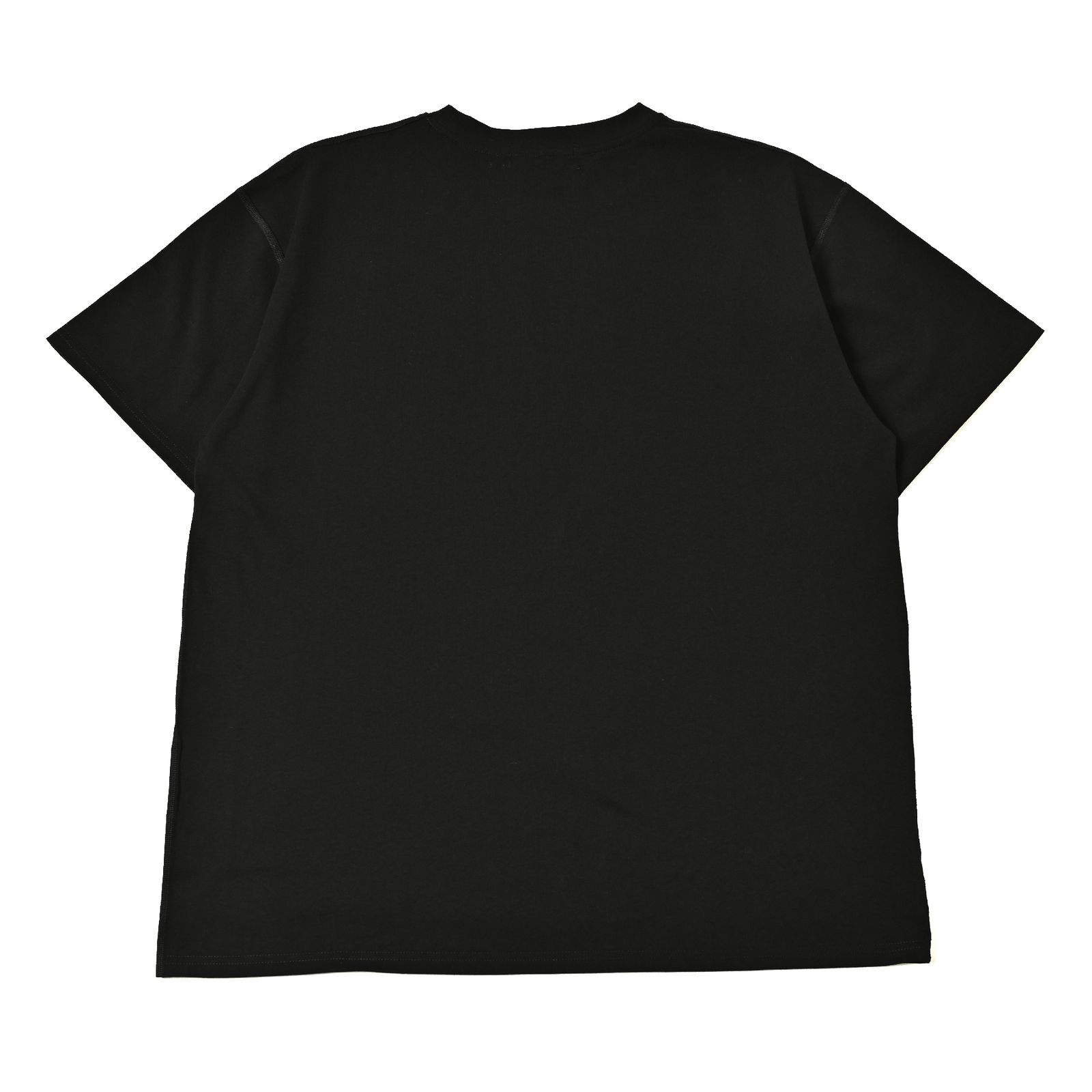 アウトライン刺繡S/S TEE (BLACK)