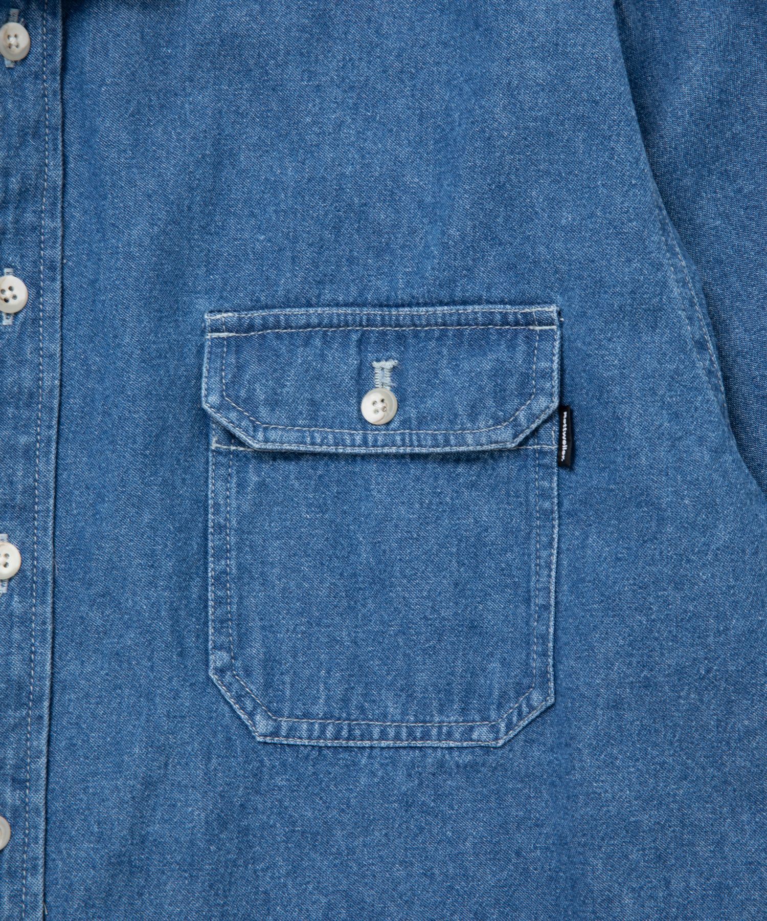 R9 WASHED DENIM SHIRT (INDIGO) / デニム シャツ