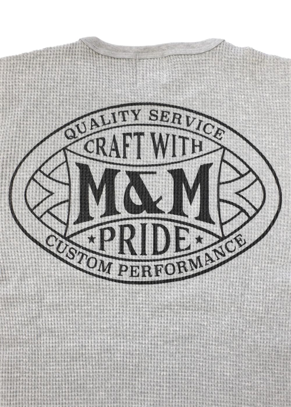 M&M CUSTOM PERFORMANCE - WAFFLE L/S T-SHIRT (H.GRAY) / バック ...