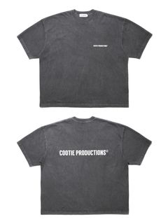 COOTIE PRODUCTIONS - Pigment Dyed S/S Tee (BLACK) / ピグメントダイ 