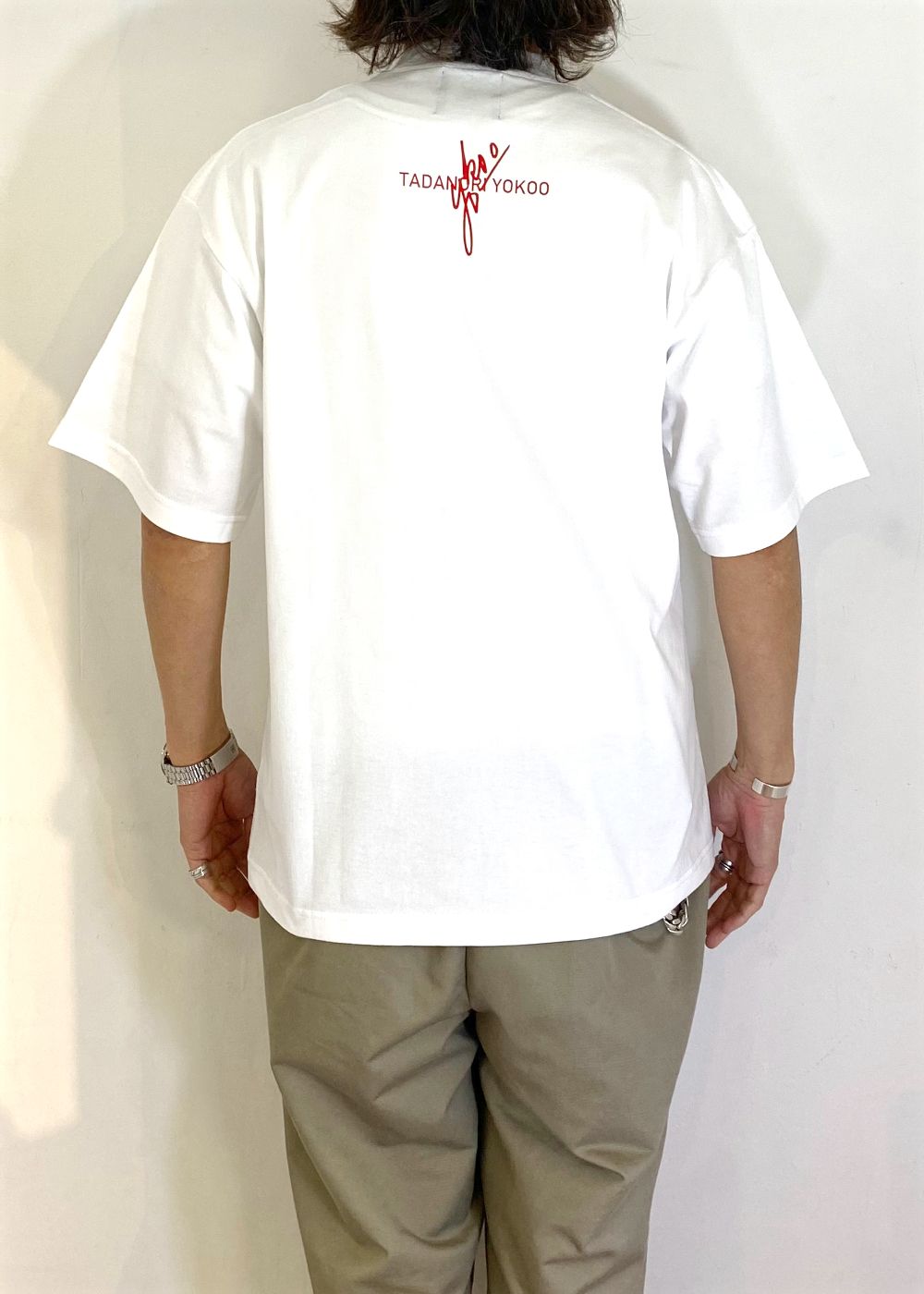 YOKOO雑踏髑髏 tee (WHITE) / ×横尾忠則 コラボ Tシャツ