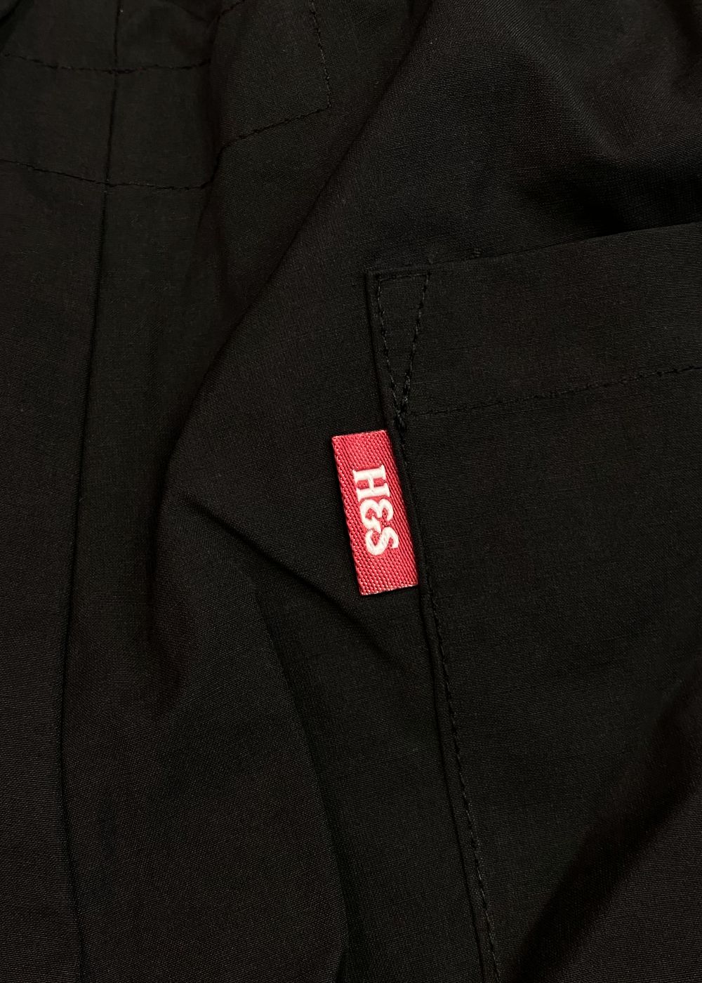 H&S Short (BLACK) / ロゴ刺繍 イージーショーツ