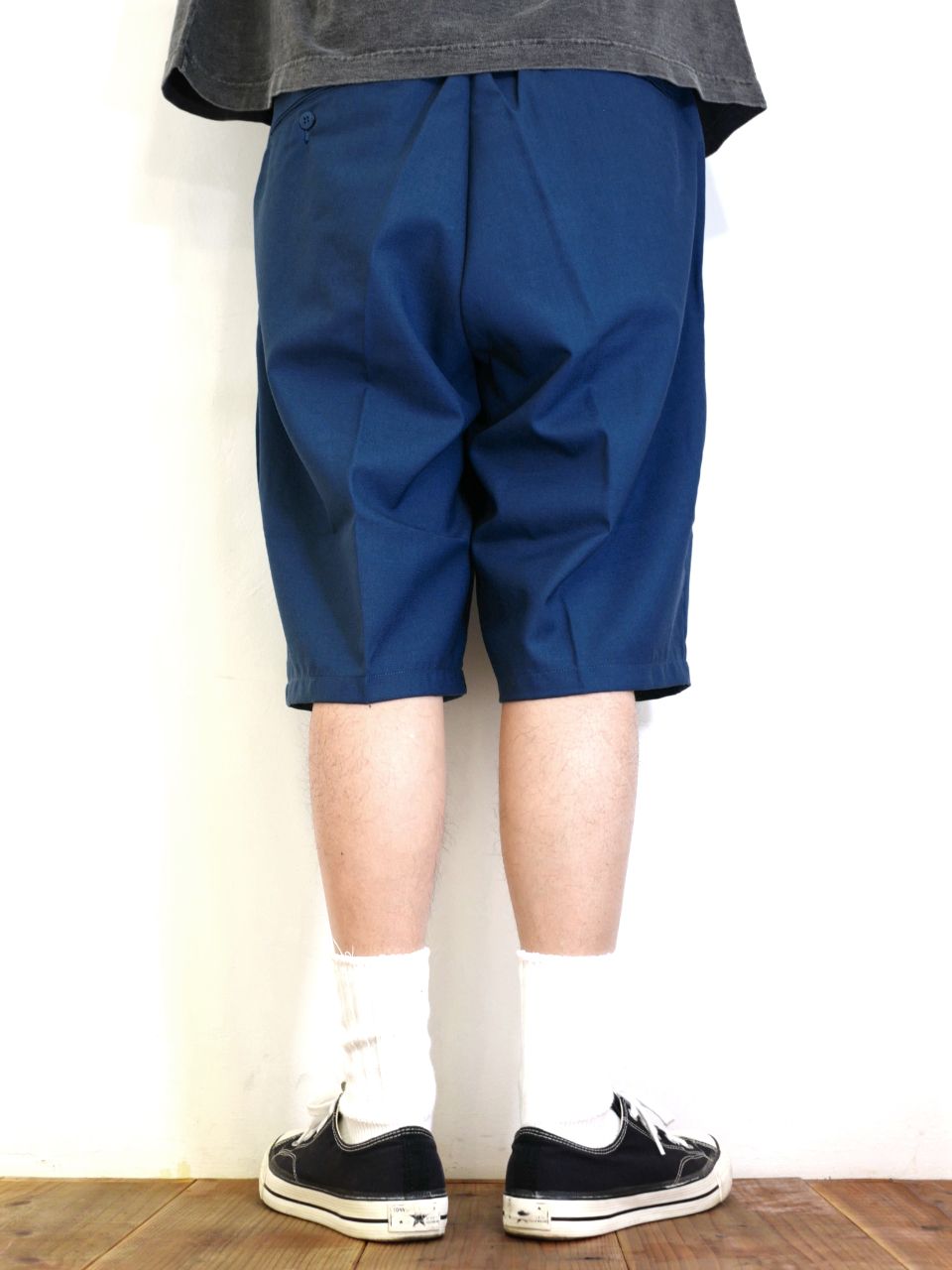 COOTIE PRODUCTIONS - T/W 2 Tuck Easy Shorts (BLACK) / ポリウール