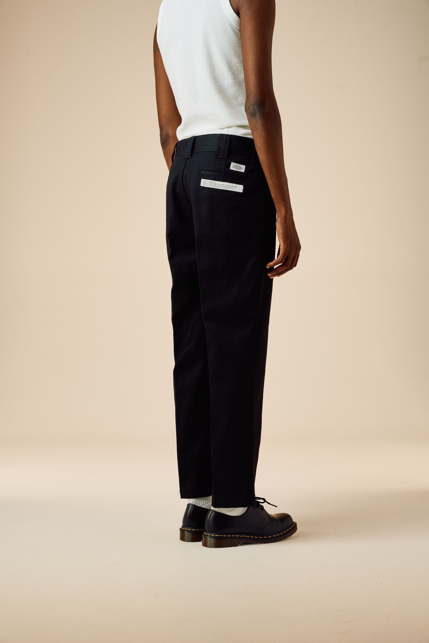 10/L DICKIES SLIM FIT PANTS "BENEDICT" (BLACK) / ディッキーズ コラボチノパンツ