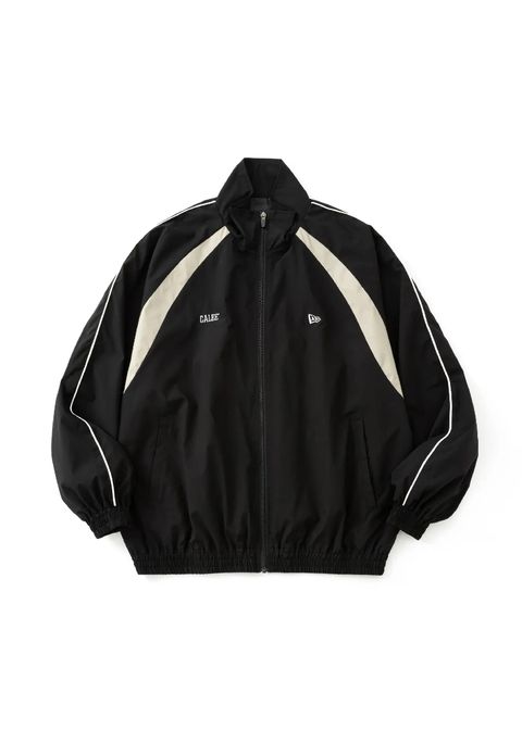 ×NEWERA®︎ CALEE LOGO OVERSIZED PIPING TRACK JACKET (BLACK) / ニューエラ コラボ トラック ジャケット / セットアップ可能