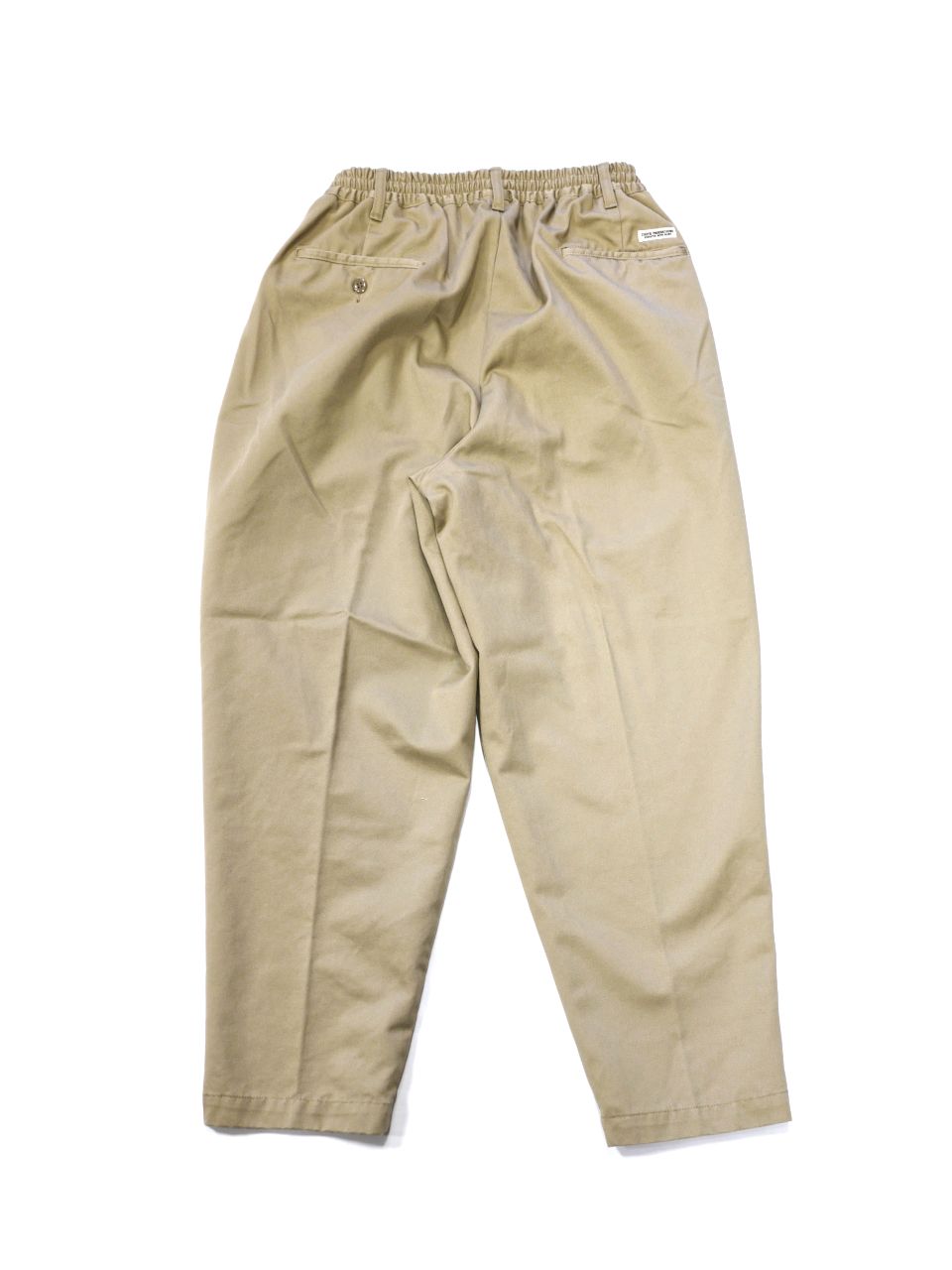 COOTIE PRODUCTIONS - T/C 2 Tuck Easy Ankle Pants (BEIGE) / T/C