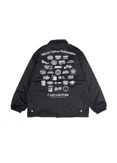 BOA COACH JACKET (BLACK) / ボア ライナー コーチジャケット