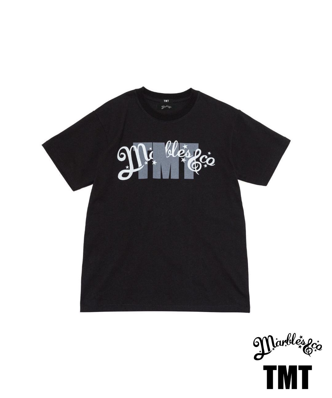 Marbles - TMT×MARBLES S/S TEE (TMT NEO-LOGO) (BLACK) / ティーエム