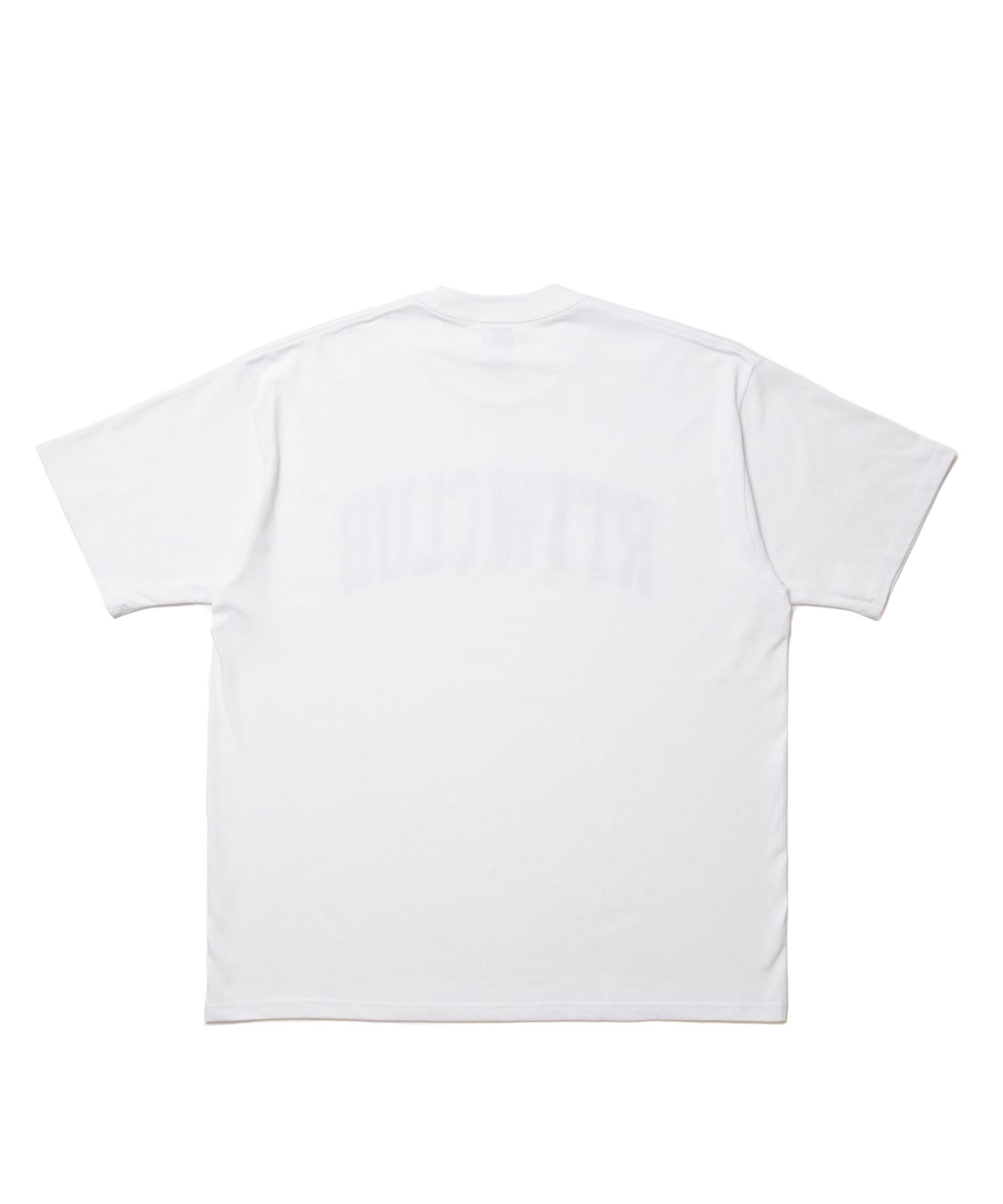 RTTW.C TEE (WHITE) / カレッジロゴ プリント Tシャツ