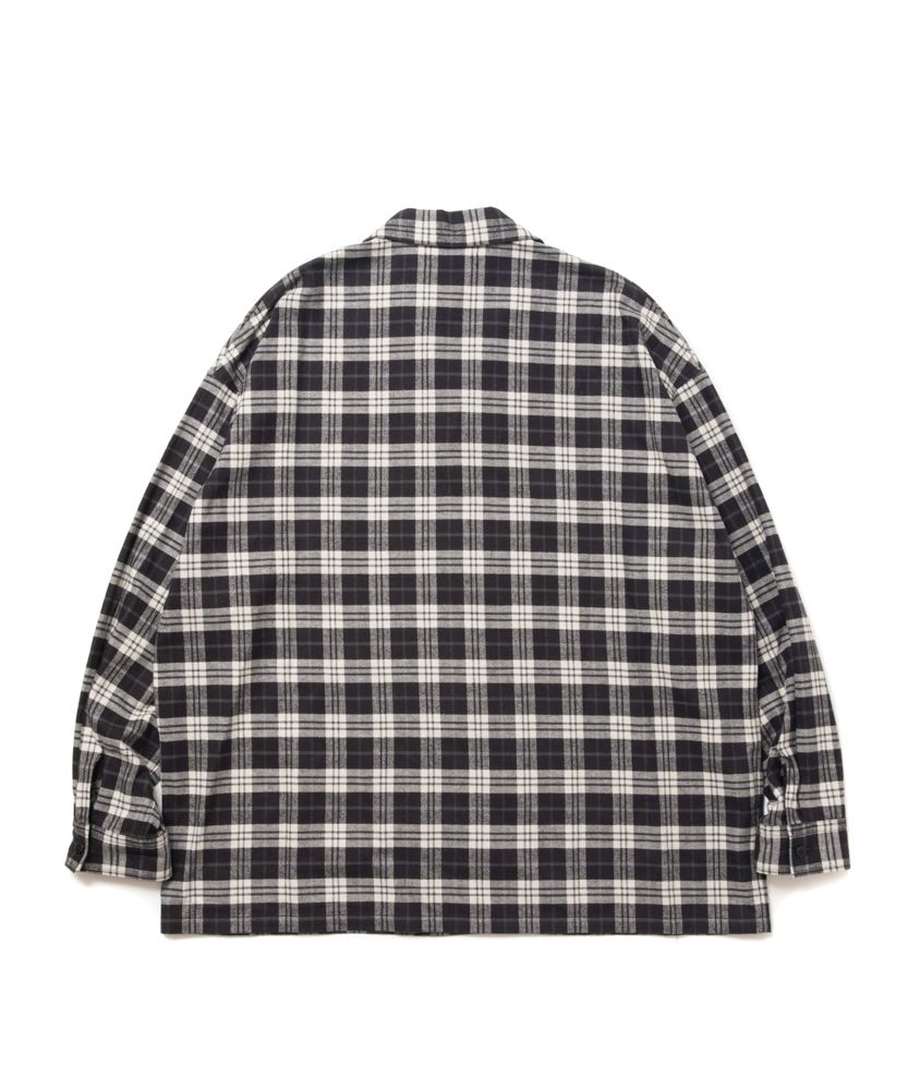 ROTTWEILER / Check Open Collar LS Shirts