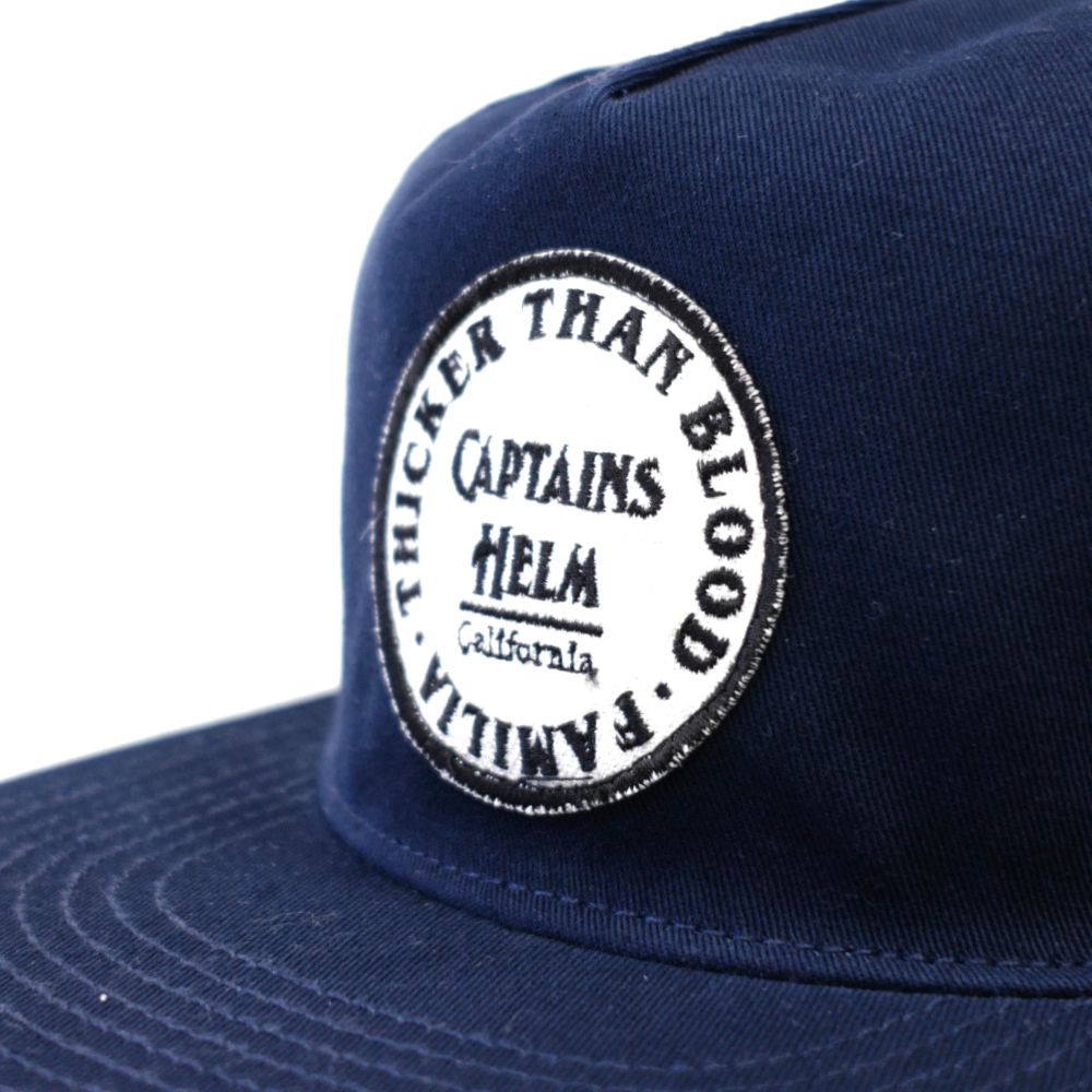 CAPTAINS HELM - TTB LOGO CAP (NAVY) / オリジナル5パネル コットン