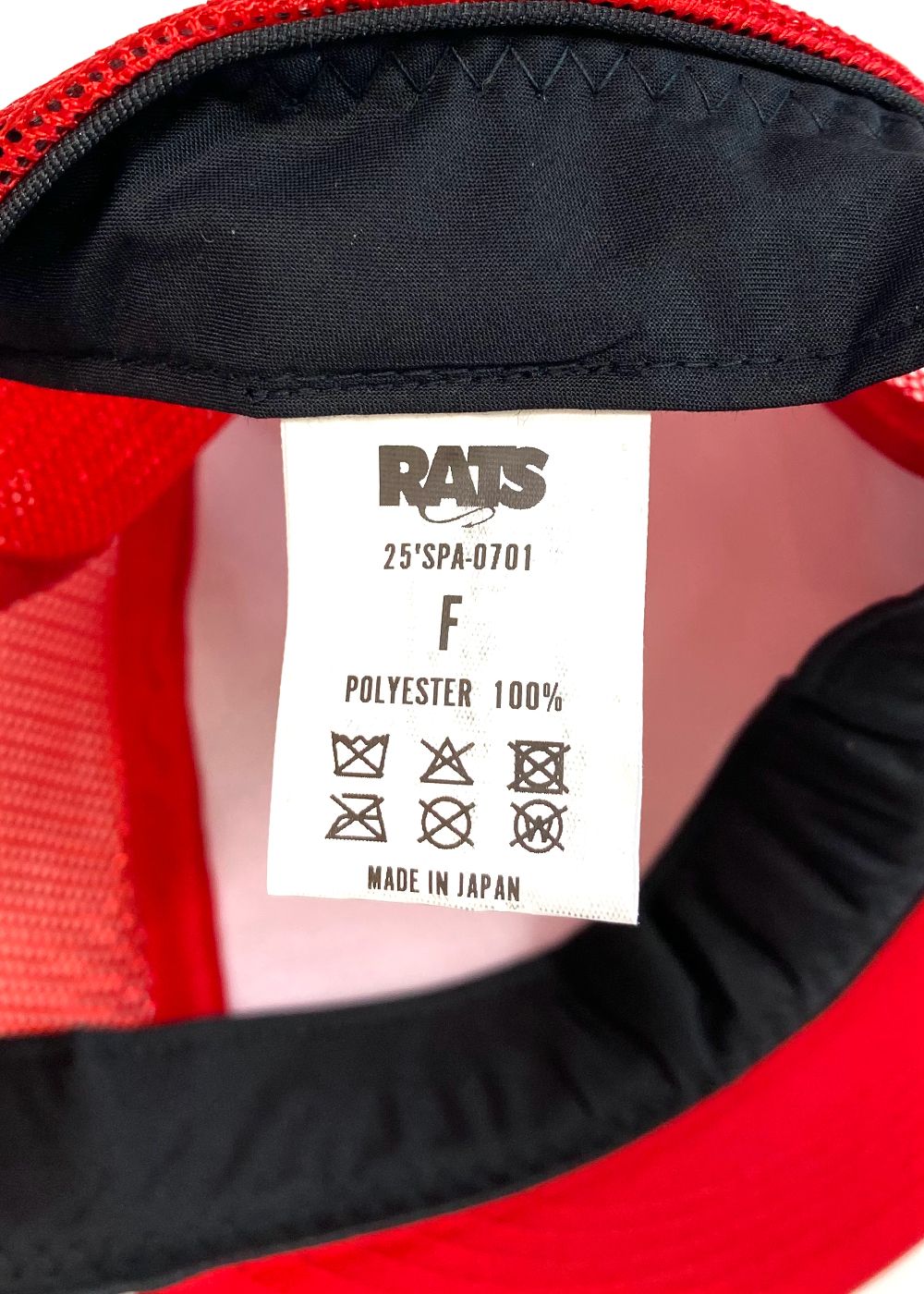 MESH CAP "WAY OF LIFE" (RED) / 定番ロゴ メッシュキャップ
