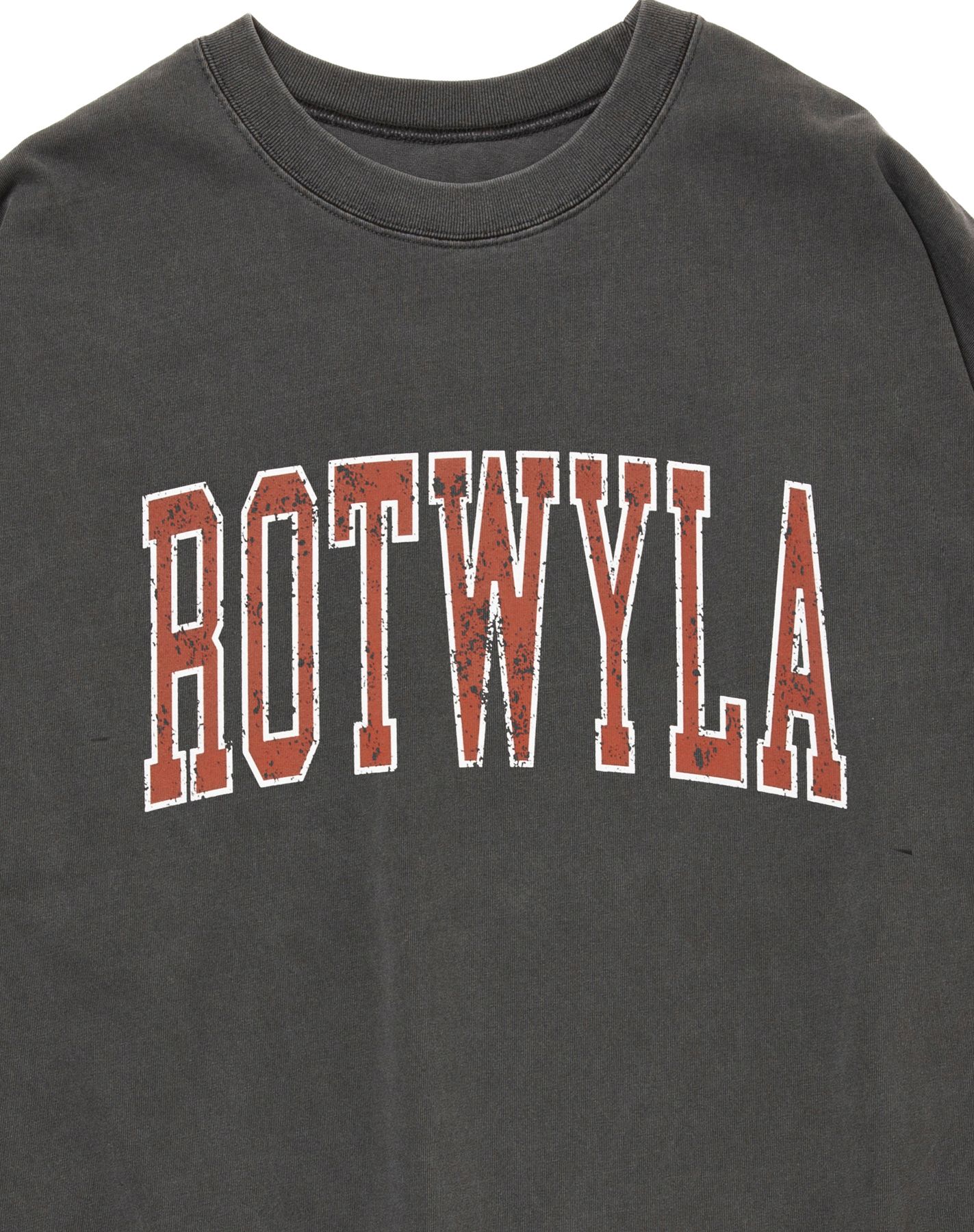 R9 ROT TRAINER (BLACK) /  オリジナル スウェット タイプ ロングスリーブ Tシャツ