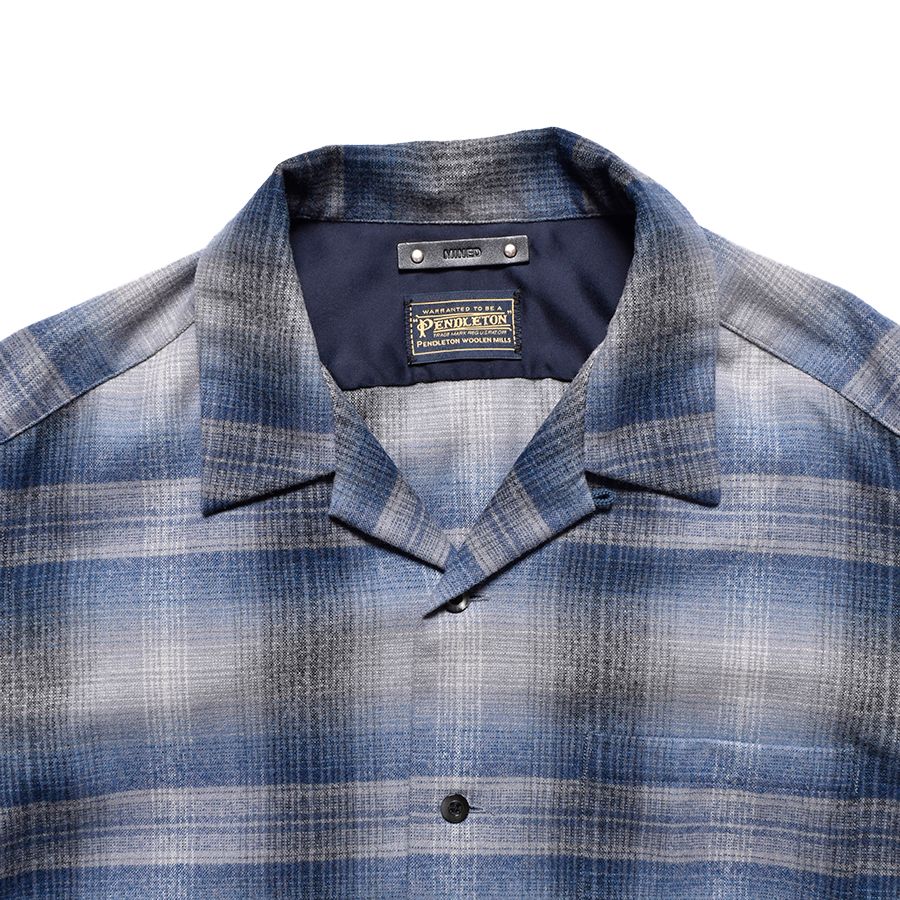 MINEDENIM - PENDLETON W.Plaid Open Collar SH (BPT) / ペン