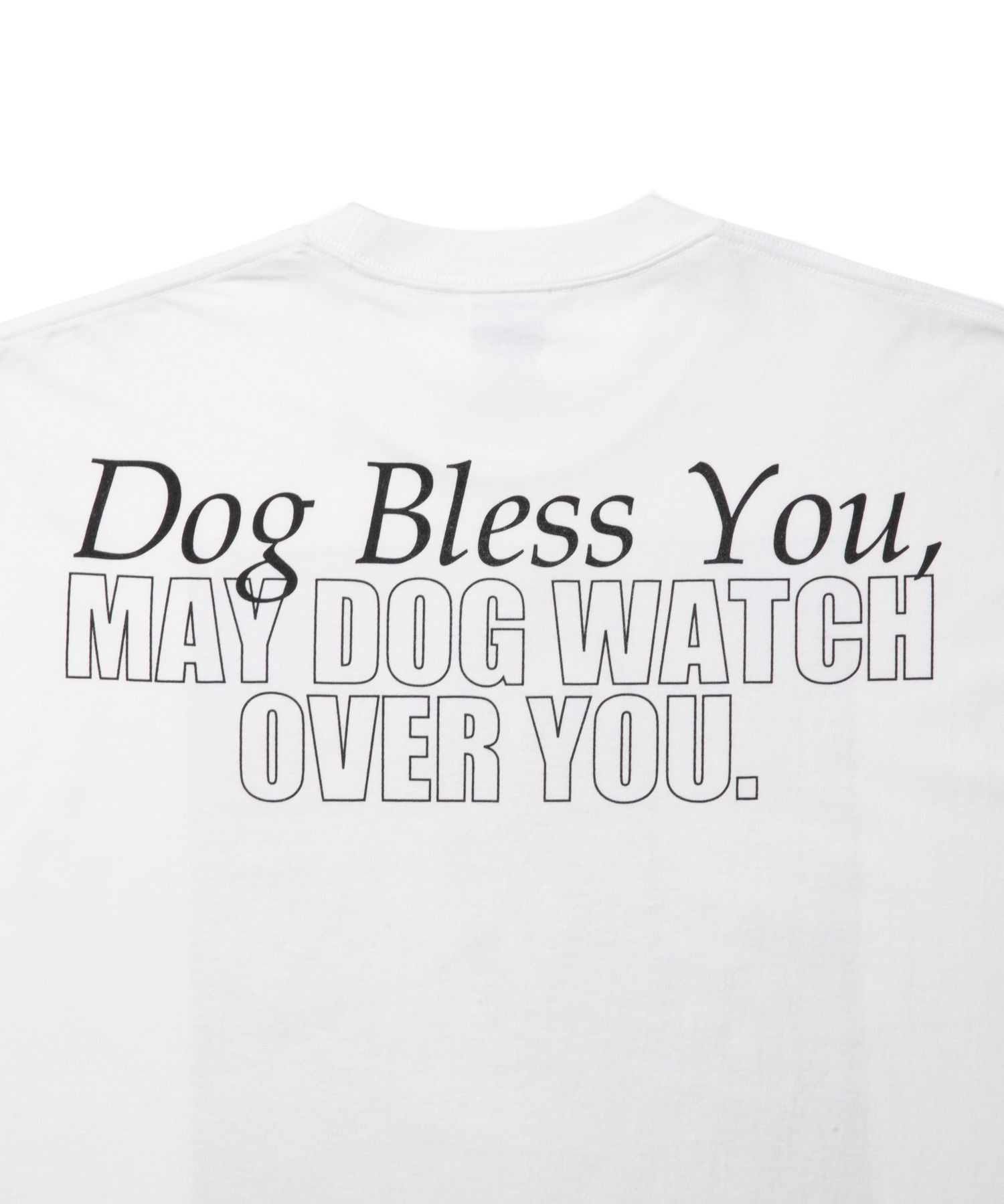 DOG PHOTO TEE (WHITE) / フォト プリント Tシャツ