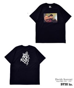 Stie-lo × Davide Sorrenti Da Finga T-SH (BLACK) / ×スティーロ×ダヴィデ・ソレンティ コラボフォトT