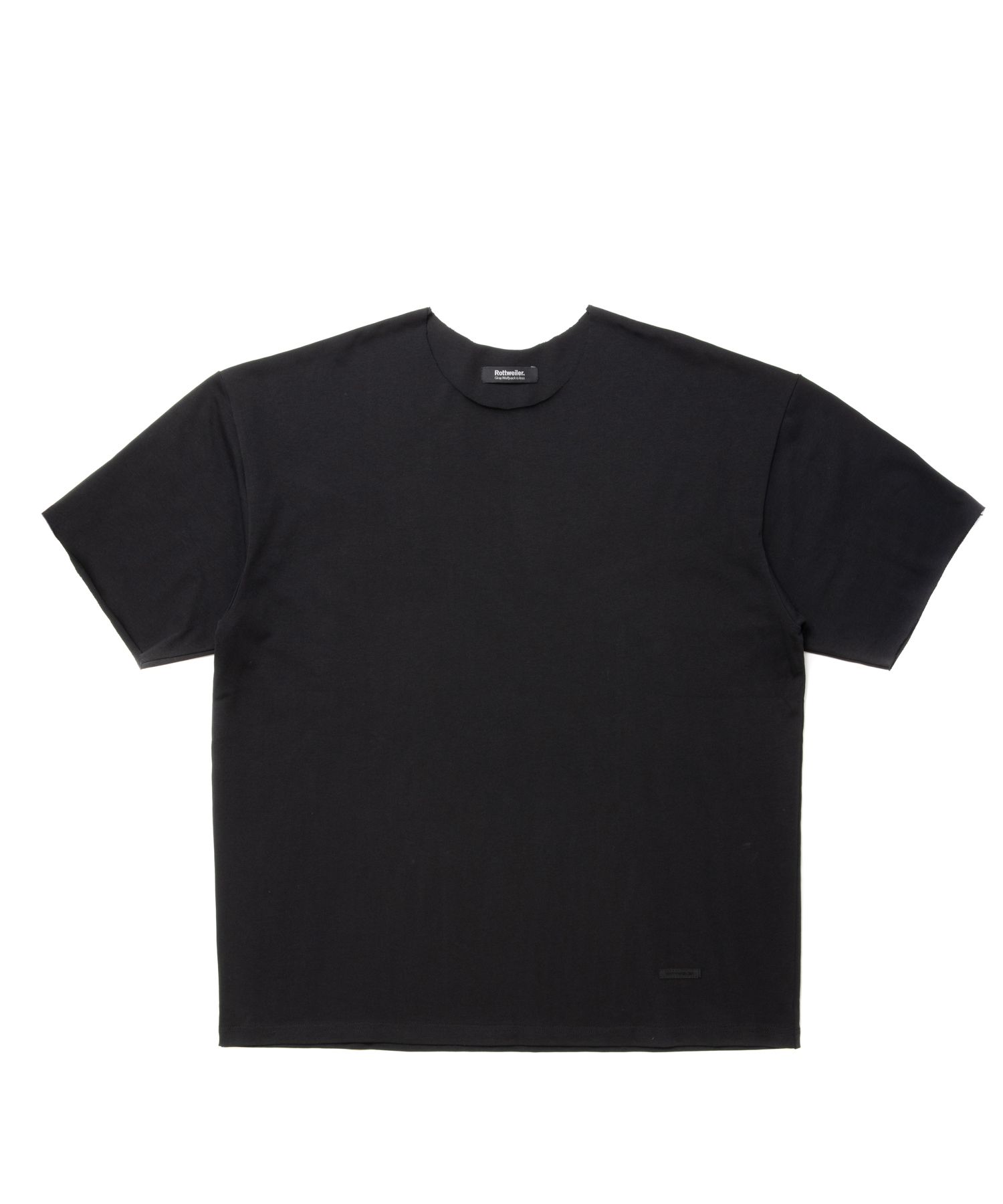 ROTTWEILER - R9 CUT OFF TEE (BLACK) / オリジナル カットオフ Tシャツ | LOOPHOLE