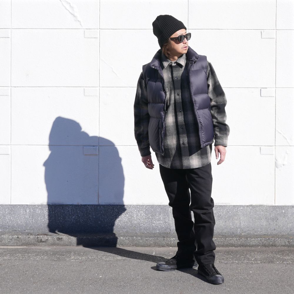 × nonnative DWELLER DOWN VEST (BLACK) / ノンネイティブ コラボ ダウンベスト