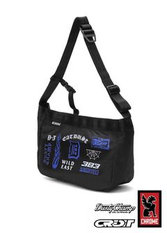 DUSTYCHAMP NEWSPAPER MESSENGER SM (BLACK) / ダスティーチャンプ メッセンジャーバッグ