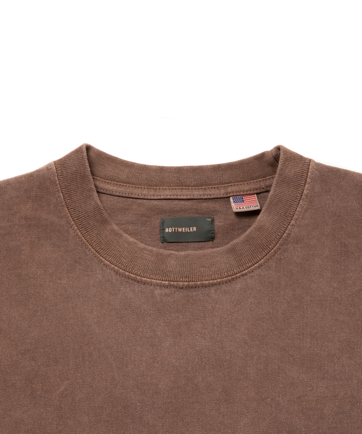 RW TEE (BROWN) / オリジナル プリント Tシャツ