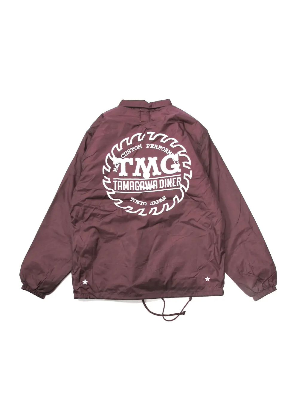 BOA WINDBREAKER (BURGUNDY) / ×TAMAGAWA DINER コラボ ボアインナー コーチジャケット
