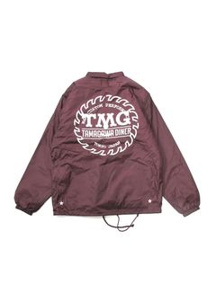 BOA WINDBREAKER (BURGUNDY) / ×TAMAGAWA DINER コラボ ボアインナー コーチジャケット