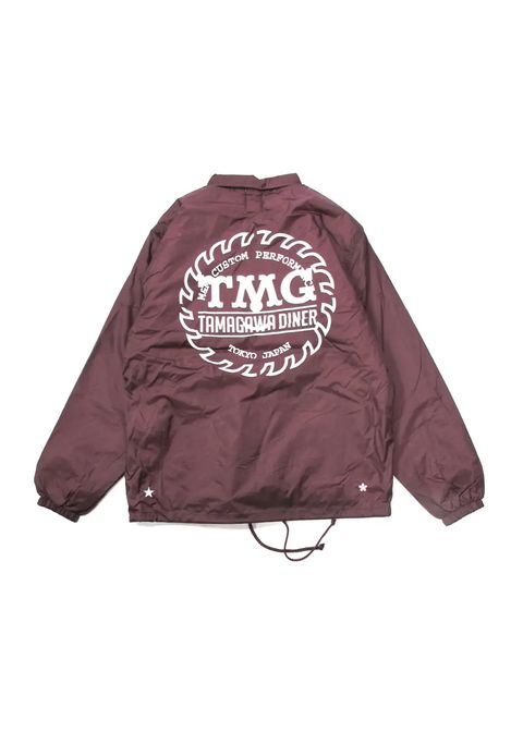 BOA WINDBREAKER (BURGUNDY) / ×TAMAGAWA DINER コラボ ボアインナー コーチジャケット