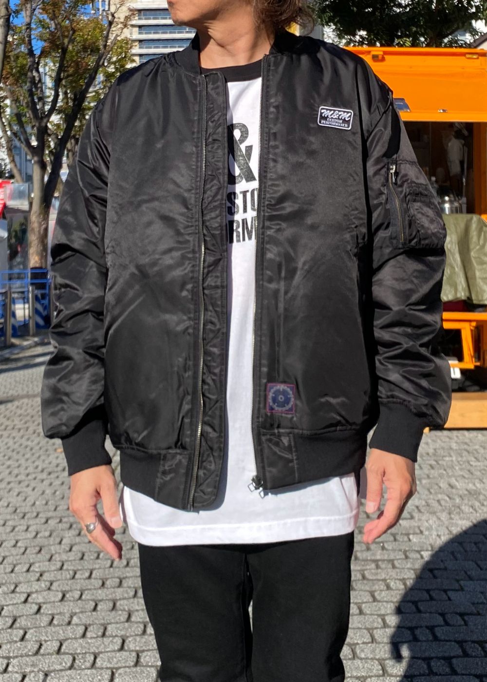 MA-1 (BLACK) / バックプリント MA-1