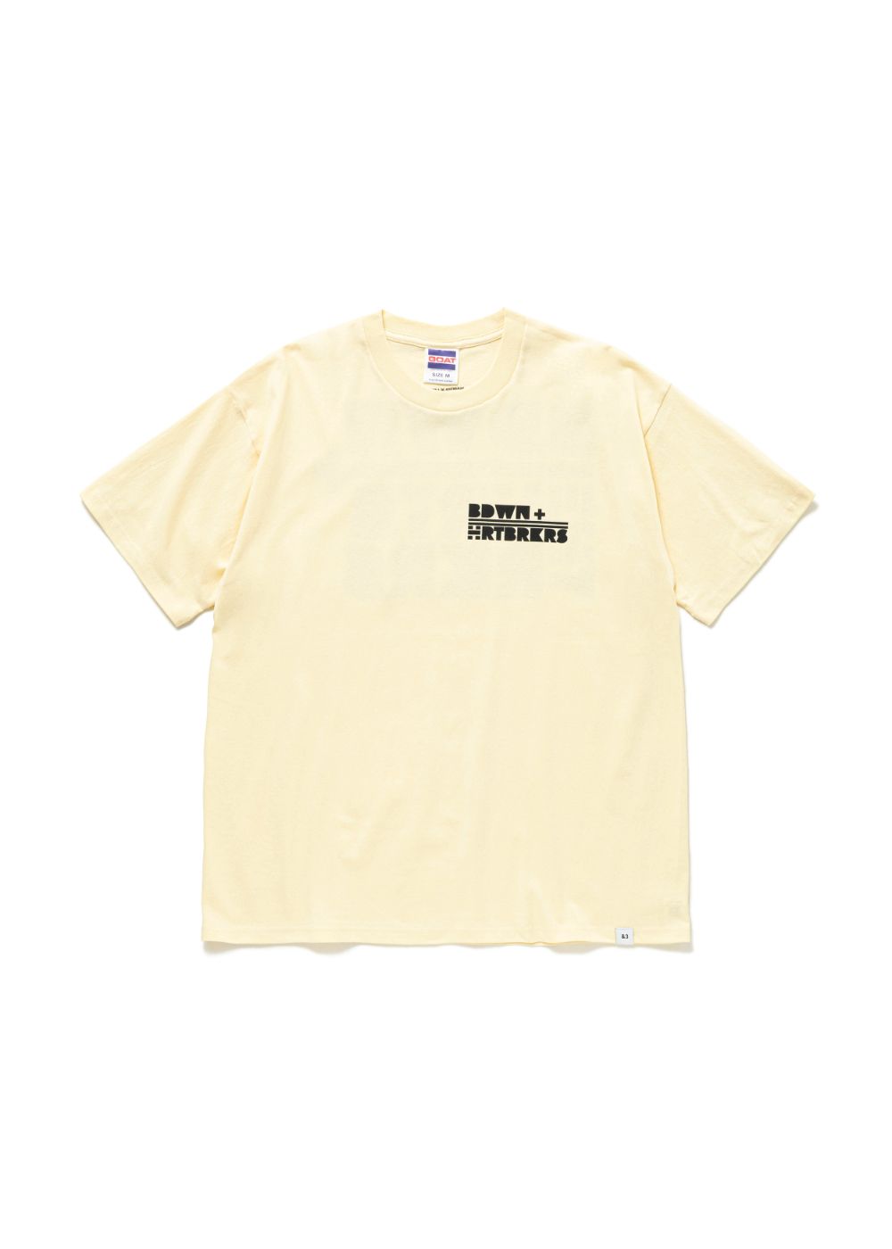 S/S PRINTED TEE "KEITH" (CREAM) / プリント Tシャツ