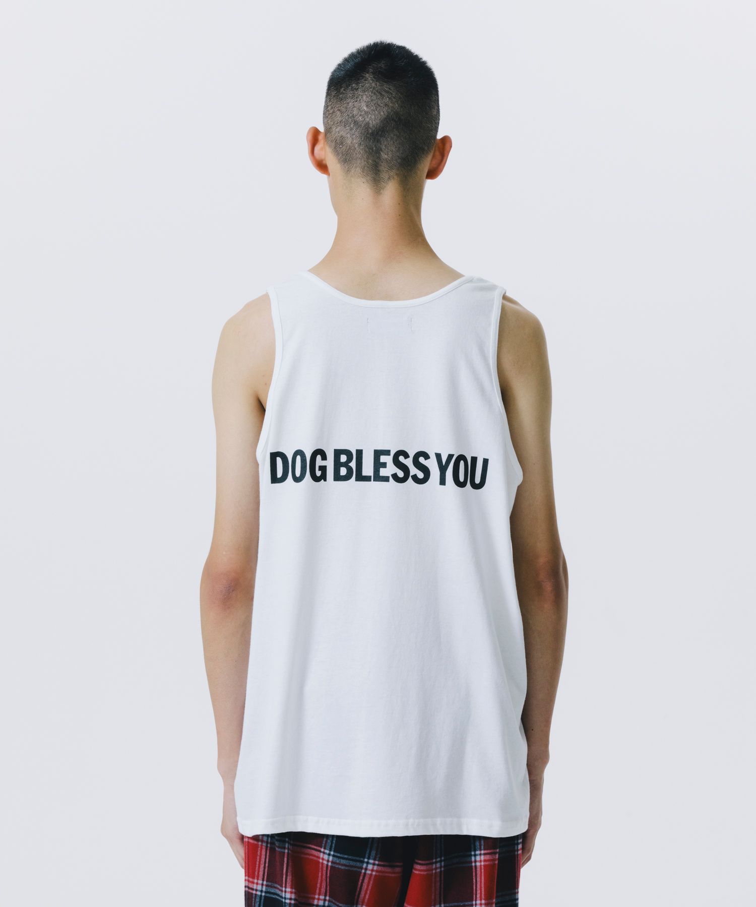 D.B TANKTOP (WHITE) / プリント タンクトップ