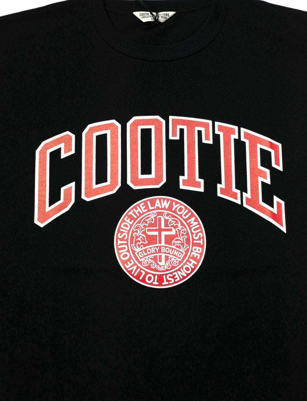 COOTIE PRODUCTIONS - Print Oversized L/S Tee (COLLEGE) (BLACK