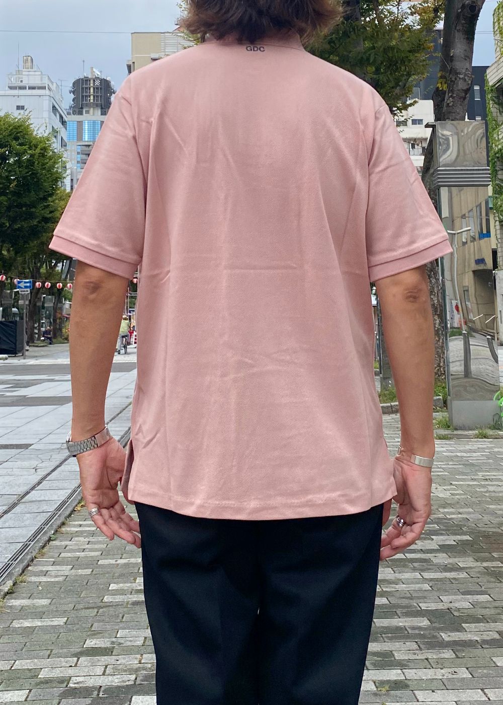 GDC×TW Polo Shirt (PINK) / ×TW コラボ ポロシャツ