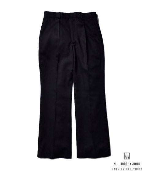 ×N.HOOLYWOOD T.W Denim NHW Flare TRS (BLACK) / ×Nハリウッド コラボ フレア スラックス