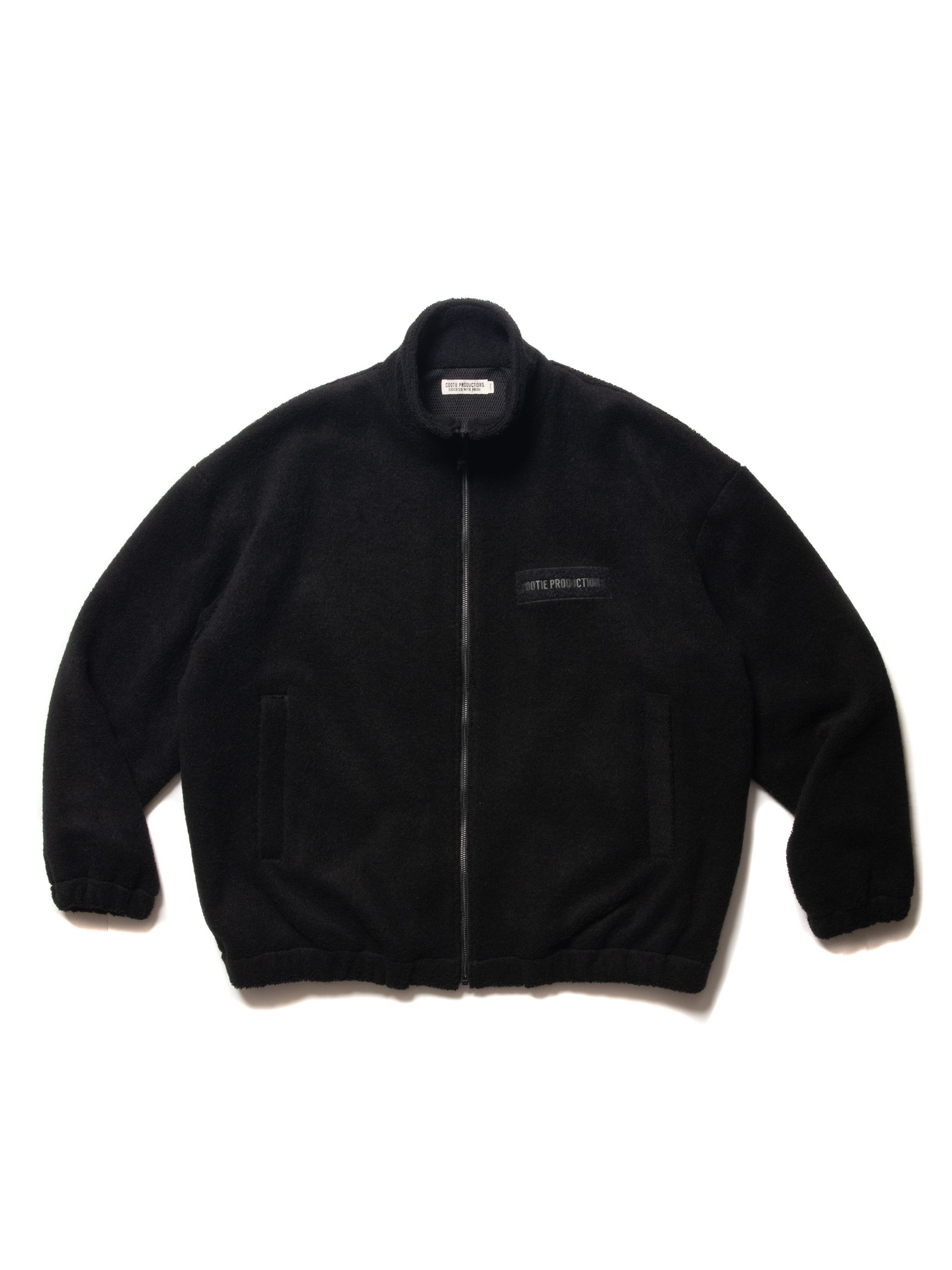 COOTIE PRODUCTIONS - WOOL BOA TRACK JACKET (BLACK 