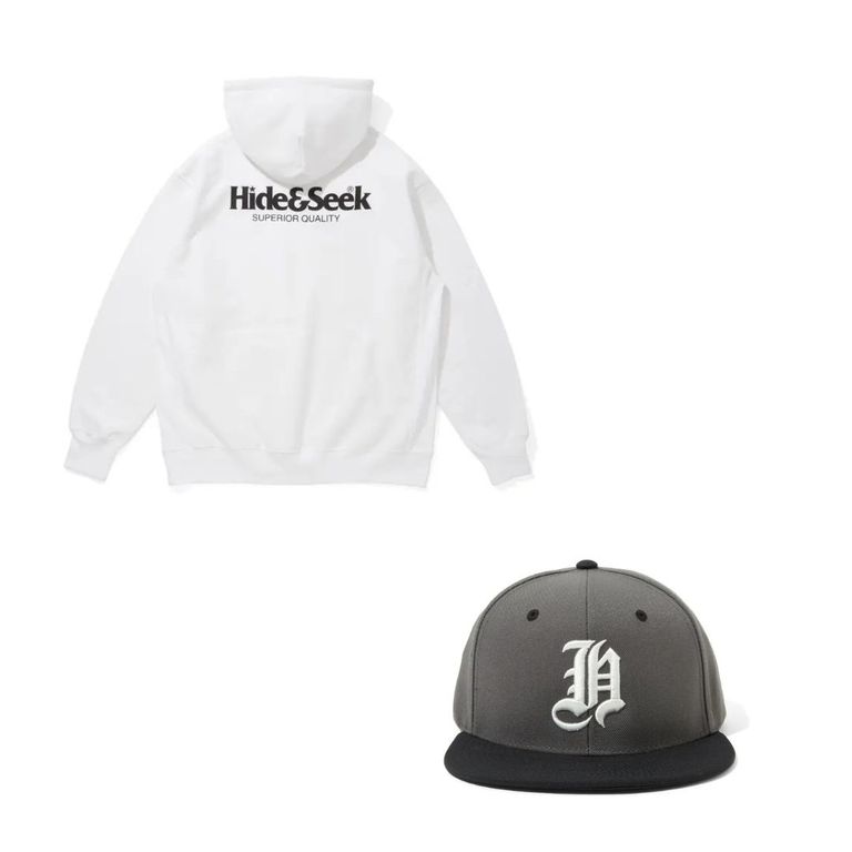 HIDE AND SEEK 新作販売告知 / 使い勝手の良さで人気のスウェットパーカー、BBキャップ。