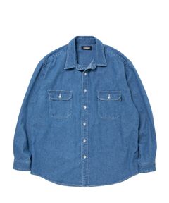 R9 WASHED DENIM SHIRT (INDIGO) / デニム シャツ