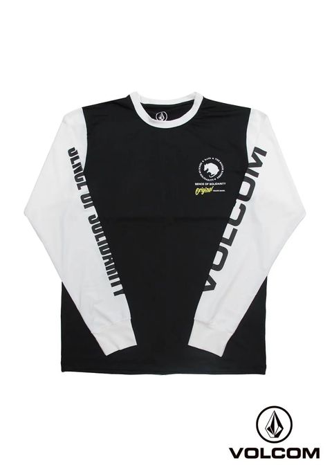 SURF L/S T-SHIRT Collaboration with VOLCOM (BLACK) / ボルコム コラボラッシュガード