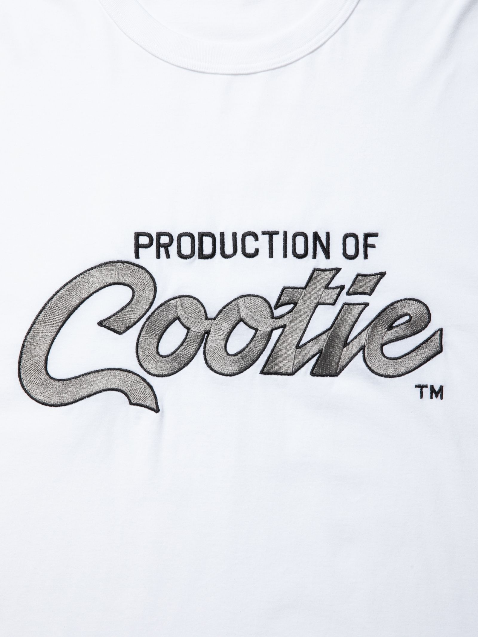 COOTIE PRODUCTIONS - Embroidery Oversized L/S Tee (PRODUCTION OF ...