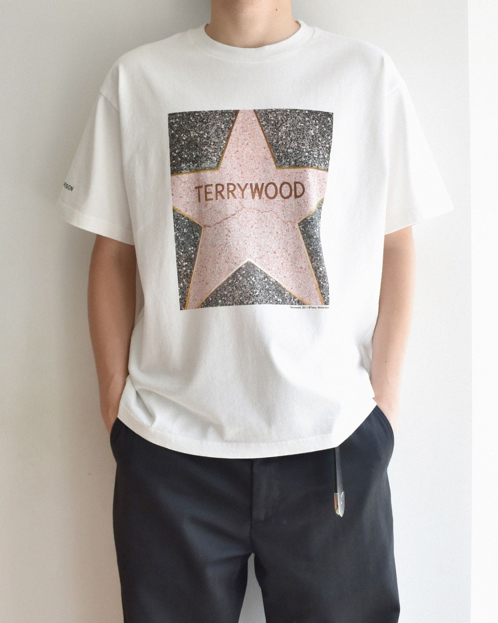 Terry Richardson×STEI-lo “TERRYWOOD” Tee  (WHITE) / ×スティーロ×テリー・リチャードソン コラボ フォト Tシャツ