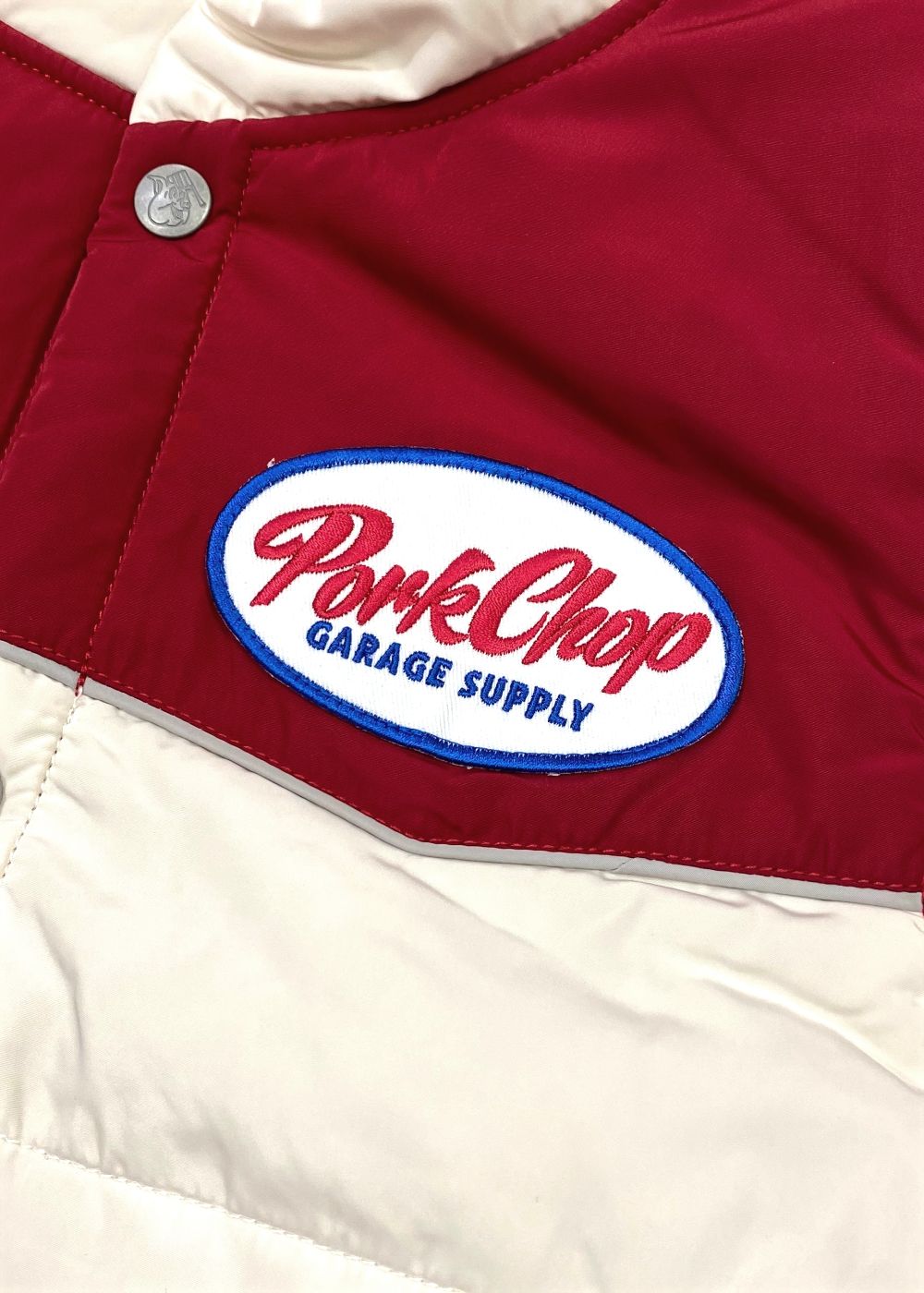 RACING VEST (BEIGE×RED) / オリジナル レーシング ベスト