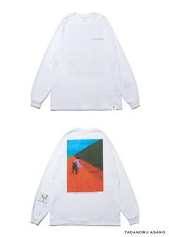 × Tadanobu Asano BICYCLE LS TEE (WHITE) / 浅野忠信 コラボロンT (バイシクル)