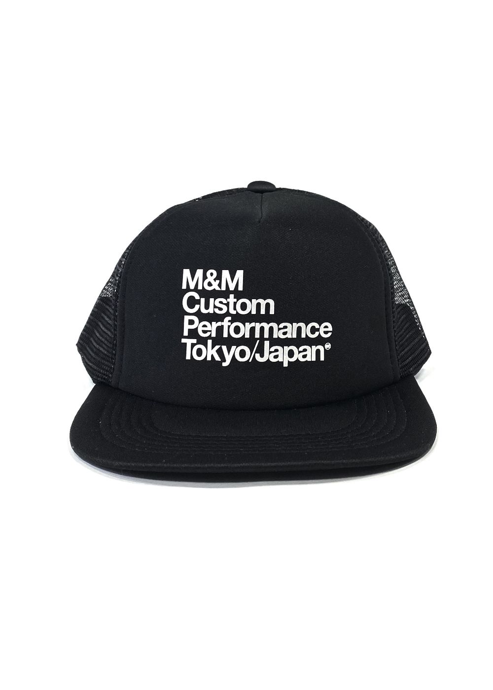 M&M CUSTOM PERFORMANCE - PRINT MESH CAP (NAVY) / プリント メッシュ 