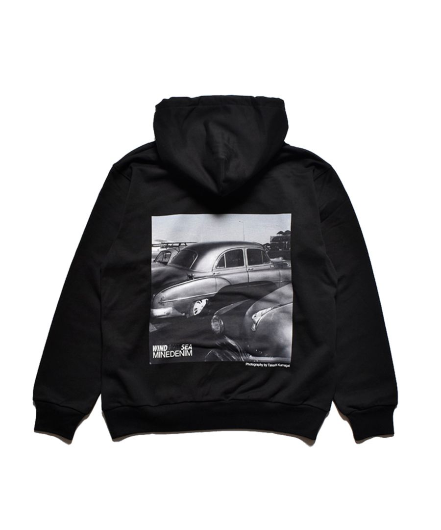 MINEDENIM - 【ラスト1点】×WDS Photo Hoodie (BLACK) / ウィンダンシー コラボ スウェット パーカー |  LOOPHOLE