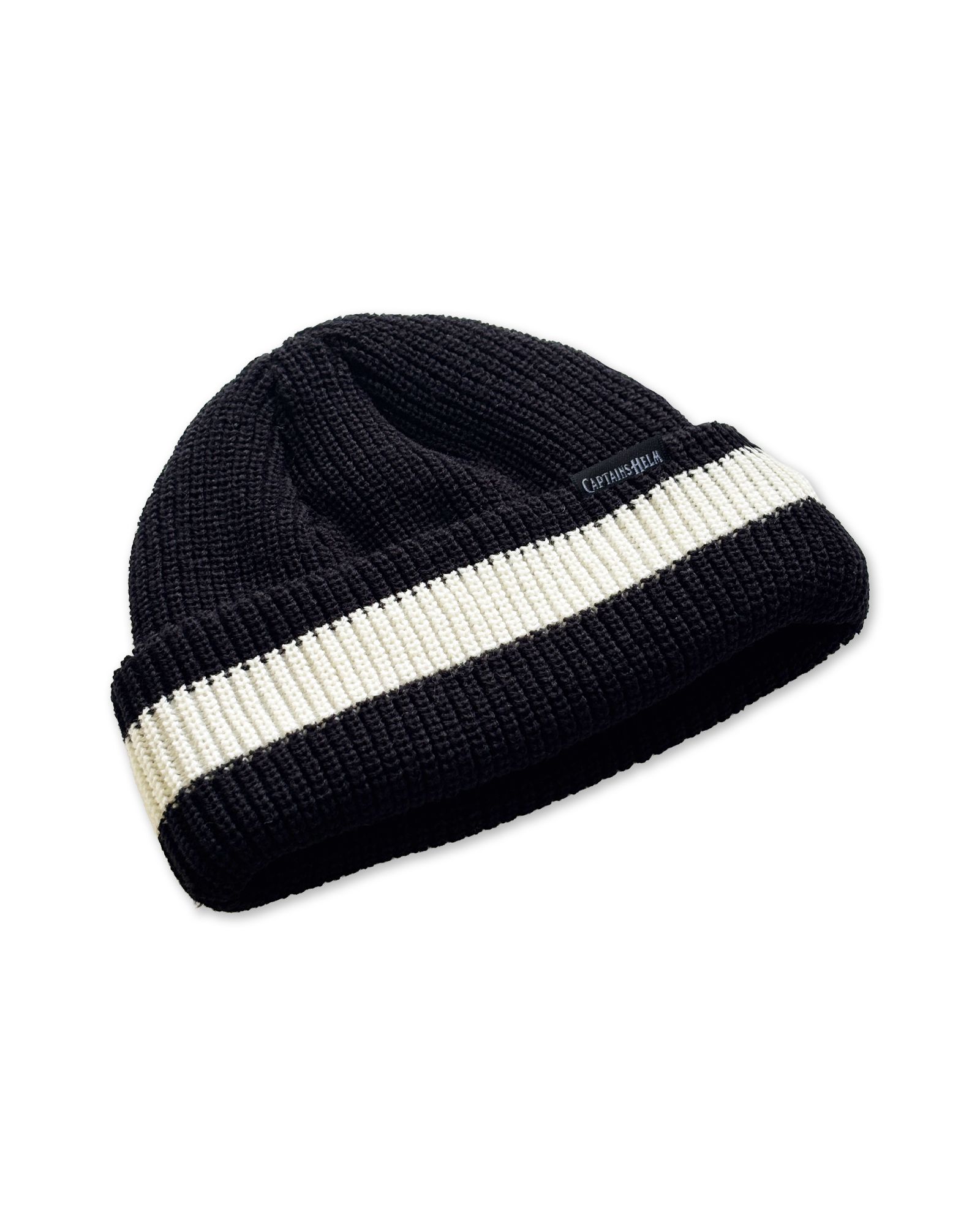 HELM WATCH CAP (BLACK) / オリジナル ワッチキャップ